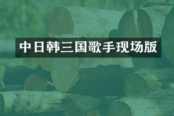 中日韩三国歌手现场版