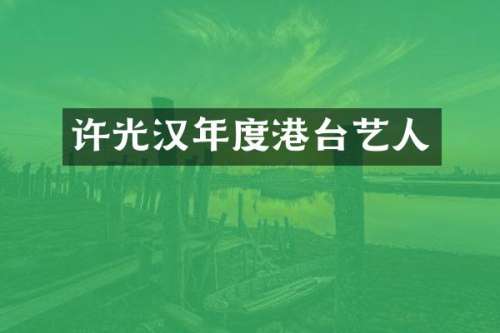 许光汉年度港台艺人