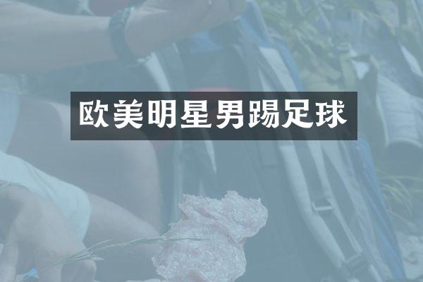 欧美明星男踢足球