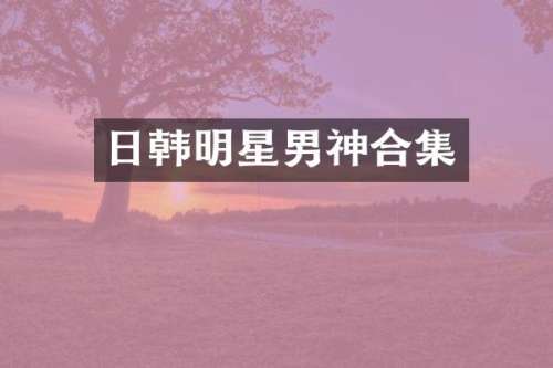 日韩明星男神