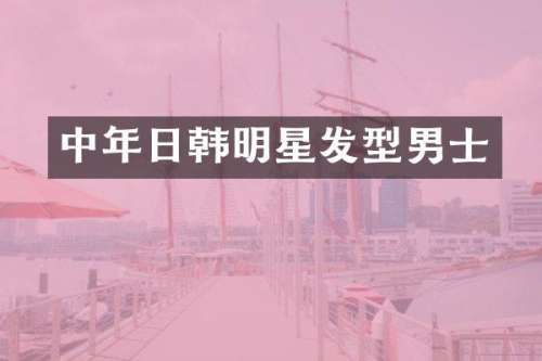 中年日韩明星发型男士