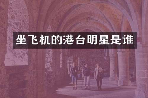 坐飞机的港台明星是谁