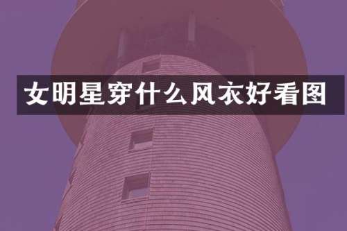 女明星穿什么风衣好看图