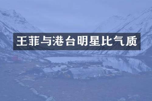 王菲与港台明星比气质