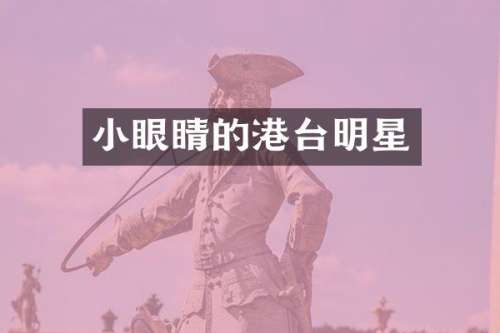 小眼睛的港台明星