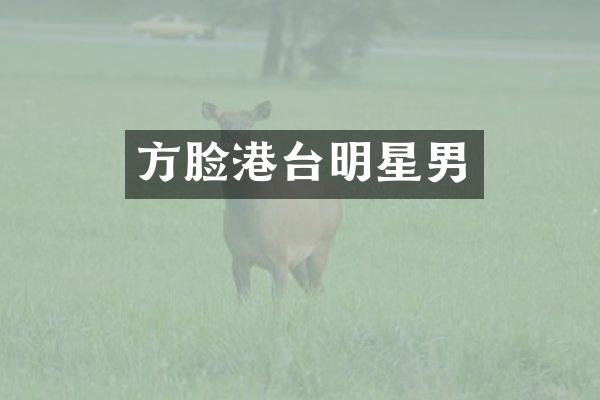 方脸港台明星男
