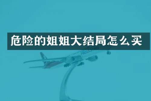 危险的姐姐大结局怎么买