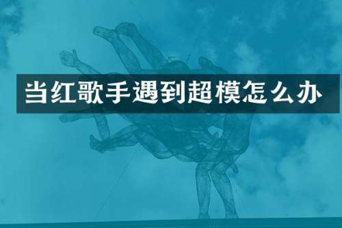 当红歌手遇到超模怎么办
