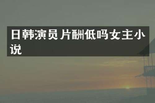 日韩演员片酬低吗女主小说