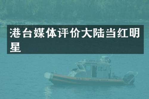 港台媒体评价大陆当红明星