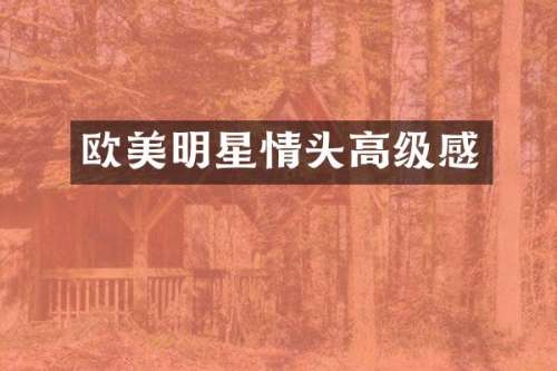 欧美明星情头高级感