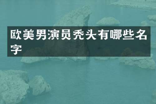 欧美男演员秃头有哪些名字