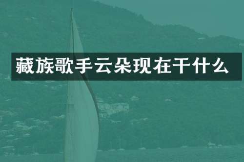 藏族歌手云朵现在干什么