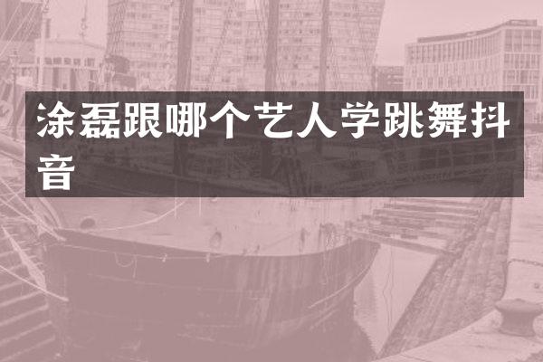 涂磊跟哪个艺人学跳舞抖音