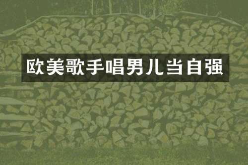 欧美歌手唱男儿当自强