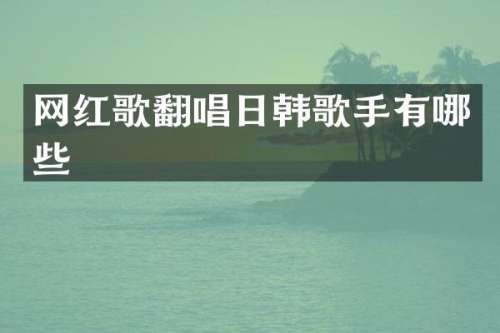 网红歌翻唱日韩歌手有哪些