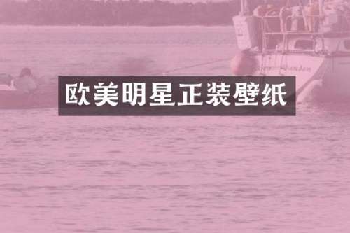 欧美明星正装壁纸