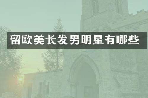 留欧美长发男明星有哪些