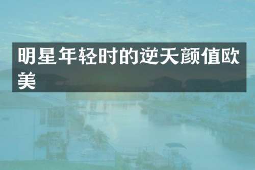 明星年轻时的逆天颜值欧美