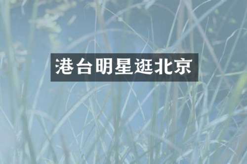 港台明星逛北京