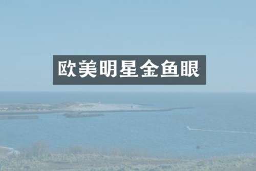 欧美明星金鱼眼