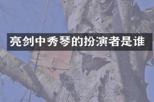 亮剑中秀琴的扮演者是谁