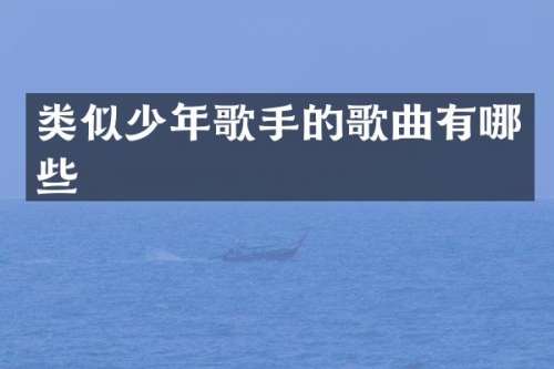 类似少年歌手的歌曲有哪些