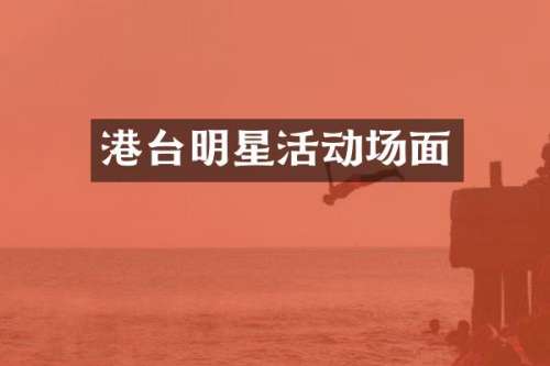 港台明星活动场面