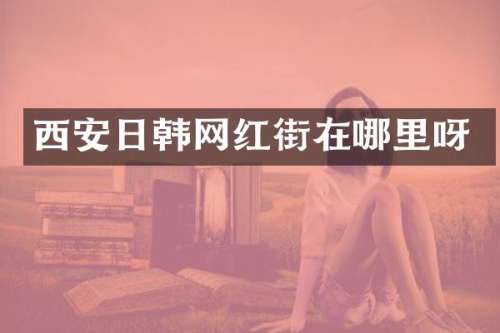 西安日韩网红街在哪里呀