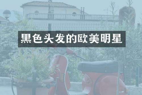 黑色头发的欧美明星