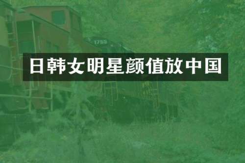 日韩女明星颜值放中国