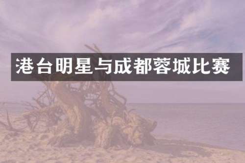 港台明星与成都蓉城比赛