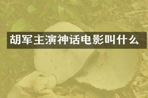 胡军主演神话电影叫什么