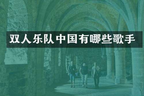 双人乐队中国有哪些歌手