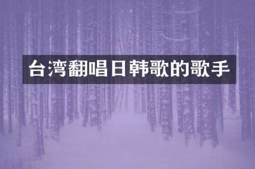 台湾翻唱日韩歌的歌手