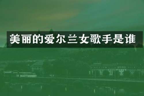 美丽的爱尔兰女歌手是谁