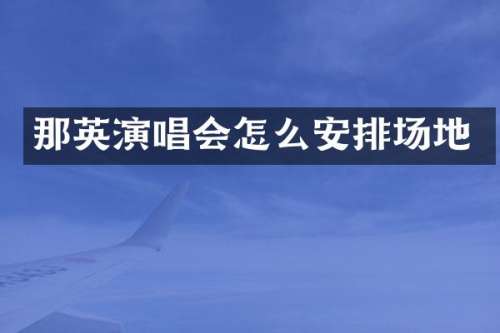 那英演唱会怎么安排场地