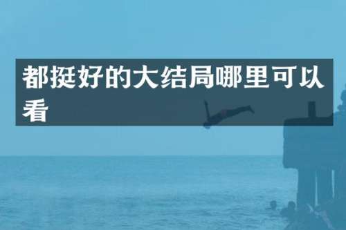 都挺好的大结局哪里可以看