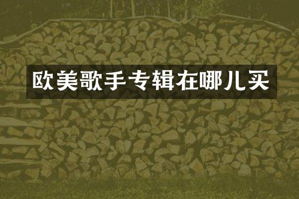 欧美歌手专辑在哪儿买