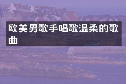 欧美男歌手唱歌温柔的歌曲