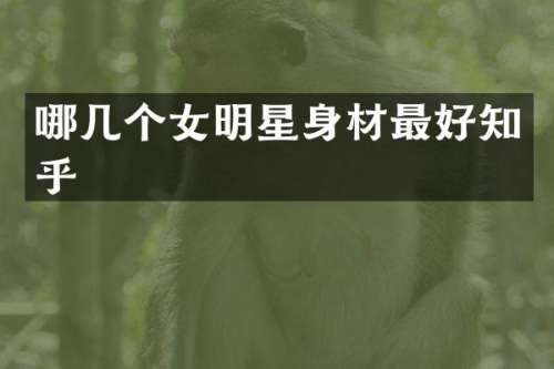 哪几个女明星身材最好知乎