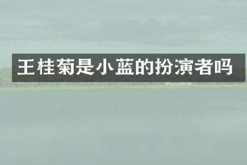 王桂菊是小蓝的扮演者吗