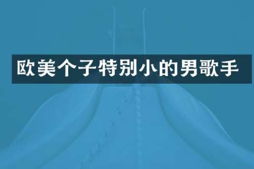 欧美个子特别小的男歌手
