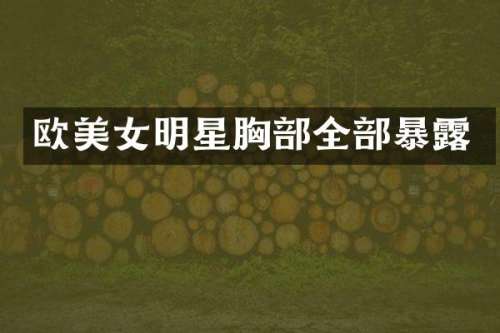 欧明星部全部暴