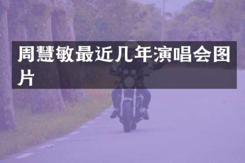 周慧敏最近几年演唱会图片