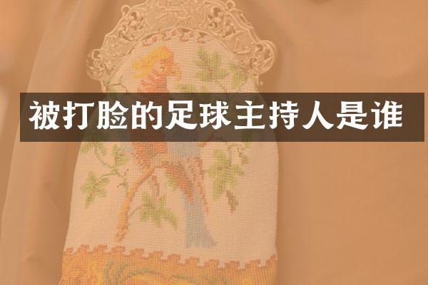 被打脸的足球主持人是谁