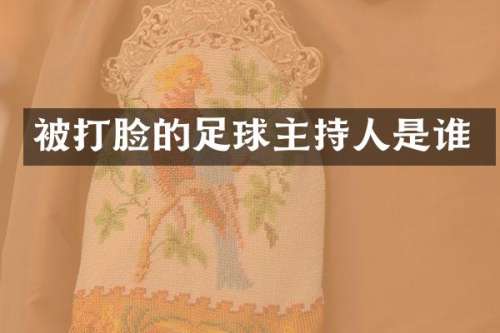 被打脸的足球主持人是谁