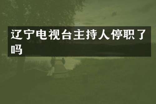 辽宁电视台主持人停职了吗