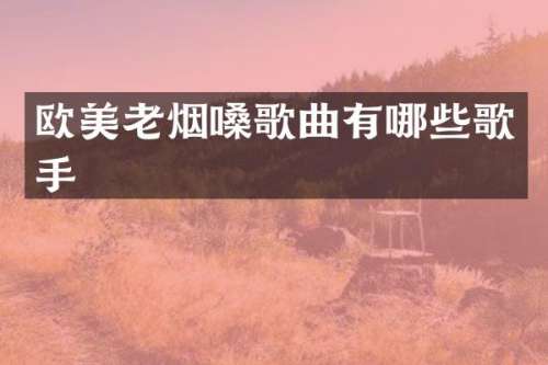 欧美老烟嗓歌曲有哪些歌手
