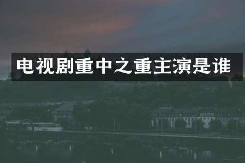 电视剧重中之重主演是谁